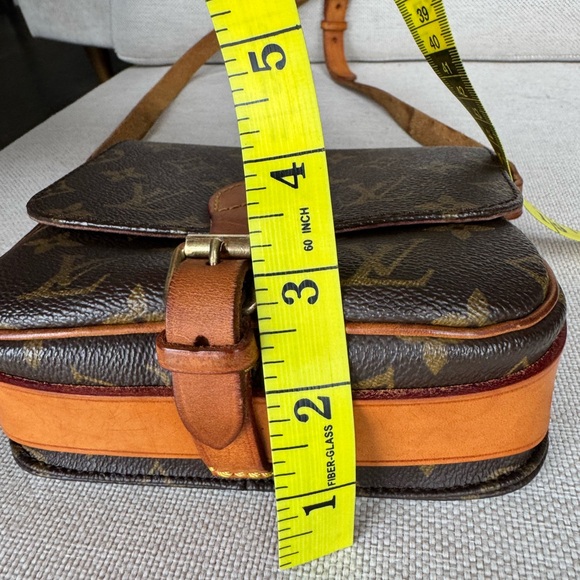 Louis Vuitton Cartouchiere PM Small Vintage Monogram Crossbody Bag Purse - Picture 15 of 15